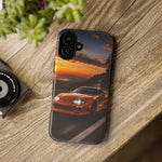 Supra MK4 Orange Touge Night JDM Speed Art Tough Phone Case