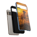Rhodesian Ridgeback African Savanna Art Tough Phone Case