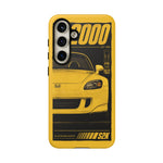 S2000 Spa Yellow Retro 90s JDM Car Tough Phone Case