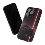 FC RX-7 Pink Neon Fog Column Tough Case