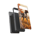 German Shorthaired Pointer Pointing Art Tough Phone Case