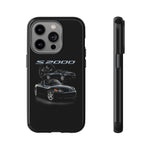 Black S2000 Roadster Collage JDM Tough Phone Case Cover Gift