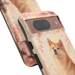 Akita Cherry Blossom Phone Case Sakura Dog Lover Gift