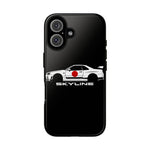 R34 Skyline Japanese Flag Race Car Phone Case | JDM GT-R Tough Cover