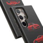 Red 370Z Sports Coupe Tough Phone Case for JDM Enthusiasts