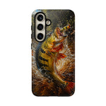 Peacock Bass Strike Phone Case Freshwater Fishing Gift for Anglers