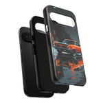 1966 GTO Orange Rainy City Tough Phone Case Cover Gift Art