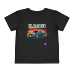 El Camino Black Pickup Graphic Toddler T-Shirt Vintage Ute Retro Tee
