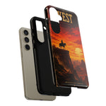 Western Sunset Cowboy Phone Case | Rugged Protective Cover