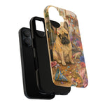 Guilty French Bulldog Phone Case, Confetti Watercolor Cover