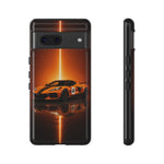 Z06 C8 Phone Case, Orange Racing Livery Studio Cover