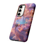 Floating Pool Deck Phone Case, Pastel Cloud 3D Render Cover