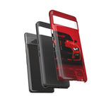Red Mustang Art Phone Case, GT500 American Muscle Car Tough Cover