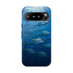 Amberjack School Phone Case, Open Water Sunlight Tough Cover
