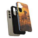 Rhodesian Ridgeback African Savanna Art Tough Phone Case