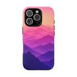 Pastel Mountain Haze Vaporwave Art Tough Phone Case