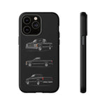 Black Silverado Classic Pickup Tough Phone Case for Chevy Truck Fans