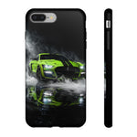 Lime Green 2022 GT500 Phone Case, Smoke Studio Reflection Cover