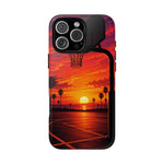 Basketball Court Sunset Phone Case | Tough Phone Case