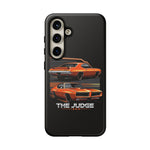 1969 GTO Judge Orange Muscle Car Tough Phone Case Cover Gift