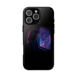 Girl at Window Night Cityphone Case | Tough Case