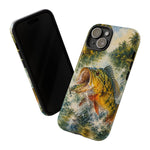 Peacock Bass Fishing Phone Case Angler Tough Cover Gift Art