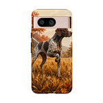 German Shorthaired Pointer Pointing Art Tough Phone Case