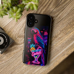 Neon Parrot Cocktails phone case | Tough Cases
