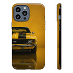 Classic Camaro SS Phone Case, Yellow 69 Muscle Car Cover, Gift for Guys