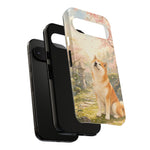 Akita under Cherry Blossoms Dog Breed Phone Case
