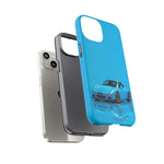 RX-7 Cyan Studio Phone Case Studio Color Match Car Art