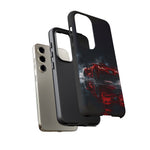 Z06 C8 Phone Case, Red Smoke Studio Reflection Cover