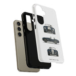 1966 Cobra Blue White Stripe Roadster Tough Phone Case Cover