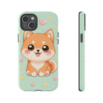 Shiba Inu Kawaii Chibi Smile Pet Dog Art Tough Phone Case