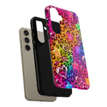 Rainbow Leopard 90s Tough Phone Case