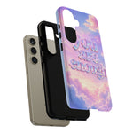 You Are Enough phone case | pastel cloud affirmation protective case