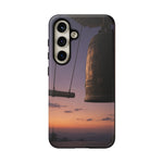 Temple Bell Sunset Phone Case Japan Zen Tough Case