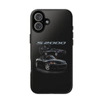 Black S2000 Roadster Collage JDM Tough Phone Case Cover Gift