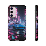 Skyline GT-R Tokyo Rain JDM Night Art Tough Phone Case