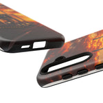 Classic Semi Truck Sunset Highway Phone Case Tough Case