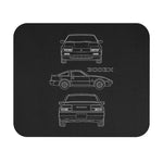 300ZX Z31 Mouse Pad JDM Sports Car Blueprint Desk Mat Gift for Fans