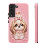 Shih Tzu Princess Kawaii Chibi Puppy Pet Dog Art Tough Phone Case