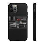 1970 C10 Truck Phone Case Black Classic Pickup Tough Cover Gift