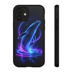 Neon Holographic Whale Phone Case | Tough Case