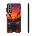 Fox Body Mustang Sunset Tough Phone Case - Palm Boulevard Poster