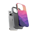 Pastel Mountain Haze Vaporwave Art Tough Phone Case
