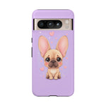 French Bulldog Bat Ears Kawaii Pet Dog Art Tough Phone Case