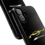 Yellow C8 Z06 Phone Case for Chevy Fans, Tough Protective Cover