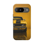 Classic Camaro SS Phone Case, Yellow 69 Muscle Car Cover, Gift for Guys