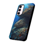 Grouper Reef Phone Case, Sunbeam Ledge Marine Art Tough Cover